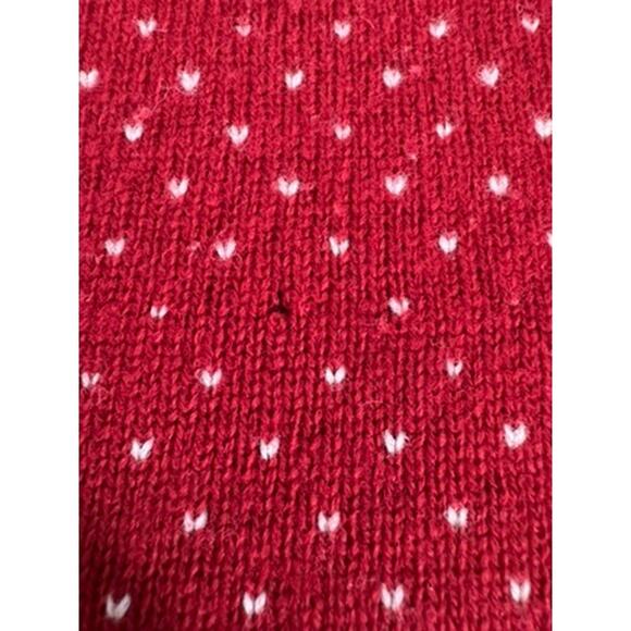 "EDDIE BAUER" VTG Lambswool Women's Vest SZ XL Grandma Core Christmas SMALL HOLE - Picture 6 of 12